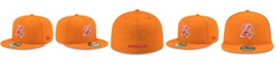 New Era Men's Orange Tampa Bay Buccaneers Omaha Throwback 59FIFTY Fitted Hat